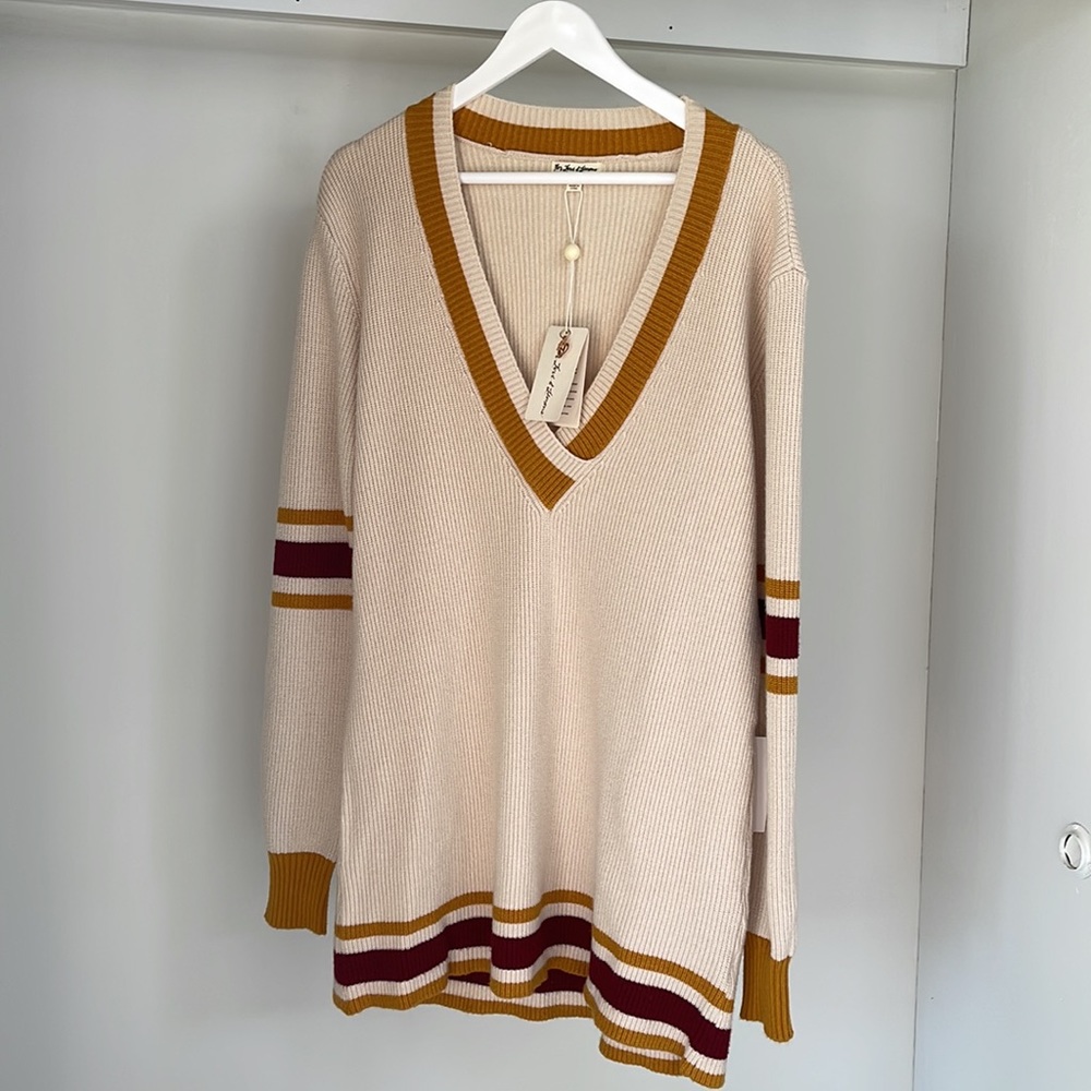 For Love & Lemons Varsity Sweater Dress